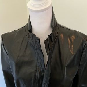 Costume National Leather Jacket UE size 44 (USL)
